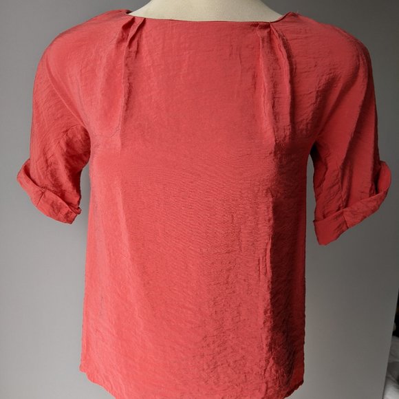 Pretty Mango Size 4 Coral Top - Picture 1 of 10